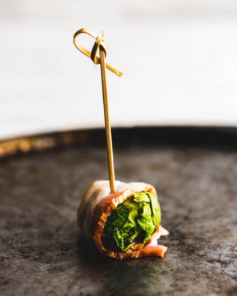 Bacon Wrapped Brussel Sprouts With A Balsamic Glaze Nomageddon